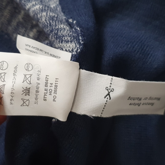 J. Crew Colorblock Blended Wool Pullover - Picture 7 of 9